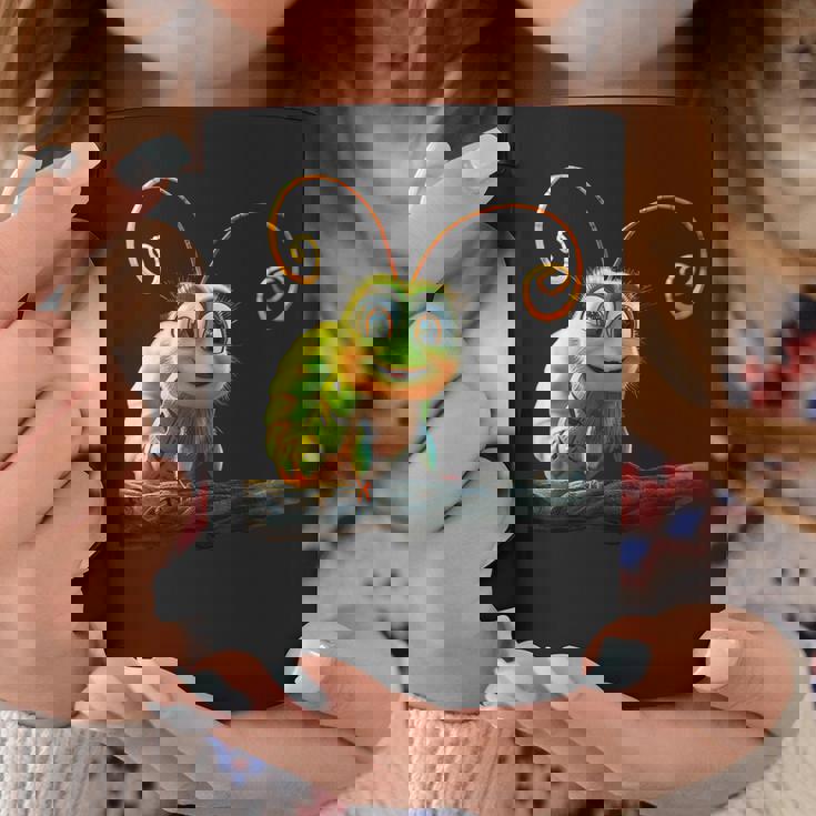 芋虫 面白い芋虫甘い緑の芋虫 コーヒーマグ 面白い贈り物