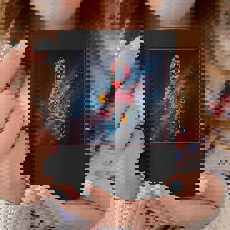 花 高音記号 銀河 宇宙 天の川 コーヒーマグ 面白い贈り物