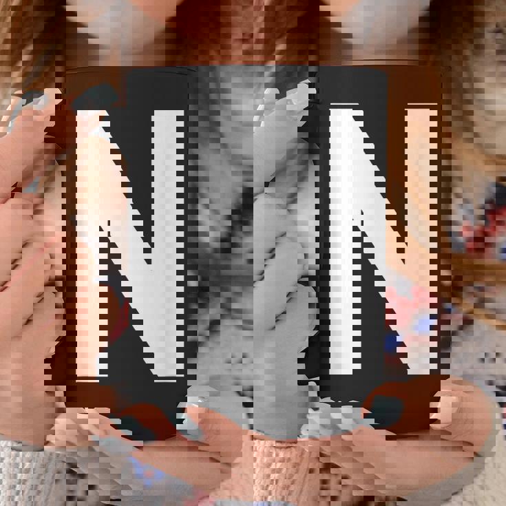 英文字 N 大文字 アルファベット モノグラム イニシャル Abc コーヒーマグ 面白い贈り物