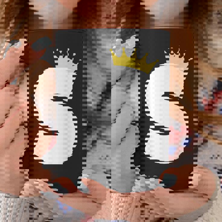 英文字 大文字 アルファベット モノグラム イニシャル キング クイーン クラウン コーヒーマグ 面白い贈り物