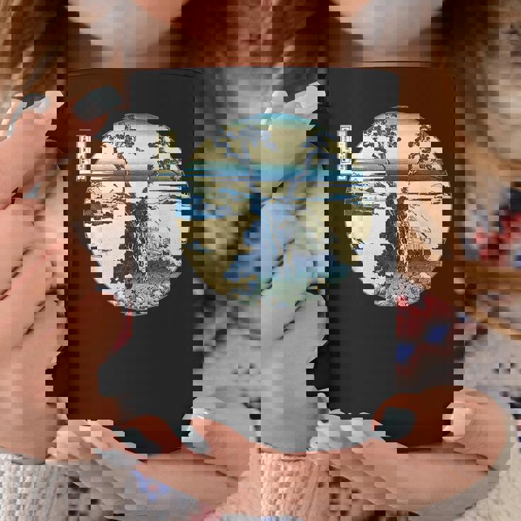 葛飾 北斎 信州諏訪湖 有名なヴィンテージアート スタイリッシュ コーヒーマグ 面白い贈り物