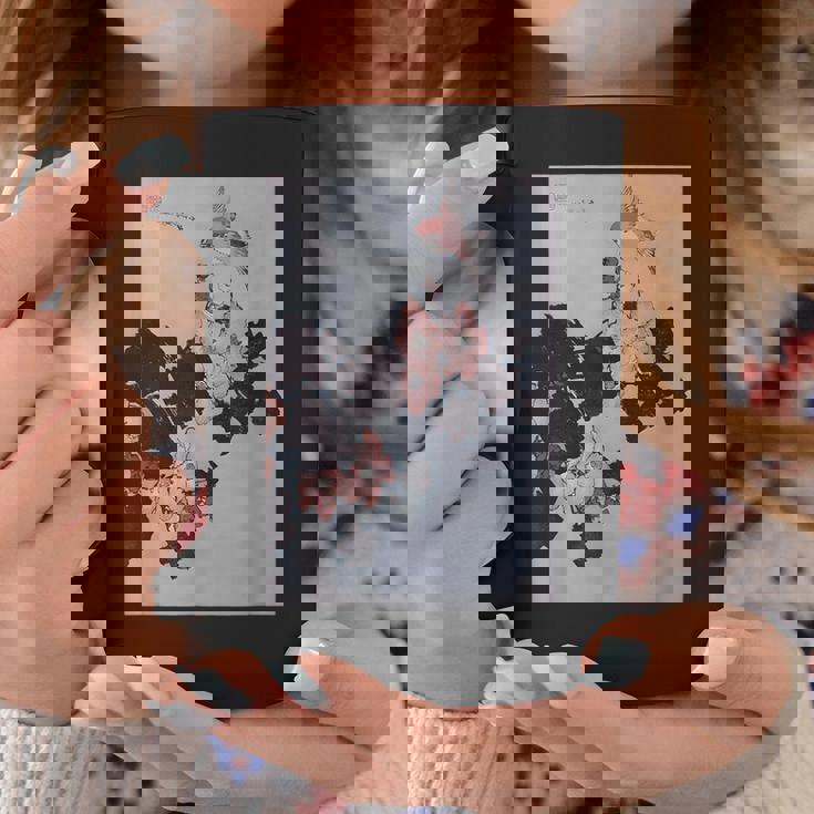 葛飾北斎作 ハイビスカスとスズメ コーヒーマグ 面白い贈り物