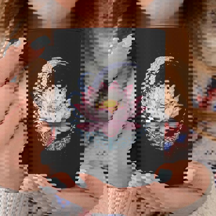 蓮の花 ヨガ 形而上学 コーヒーマグ 面白い贈り物