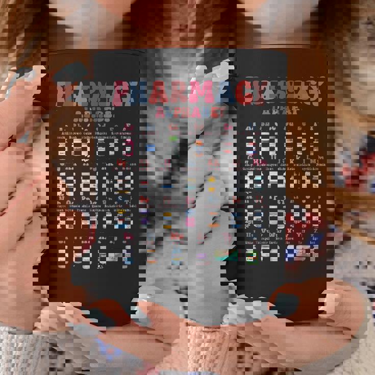 薬局 アルファベット 薬剤師 技術者 薬 看護師 ピル コーヒーマグ 面白い贈り物