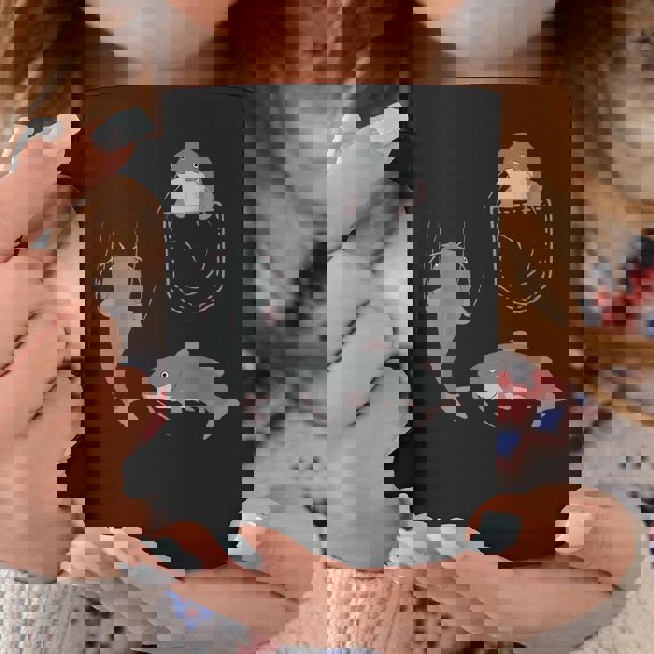 袋に入った魚 ナマズ コーヒーマグ 面白い贈り物