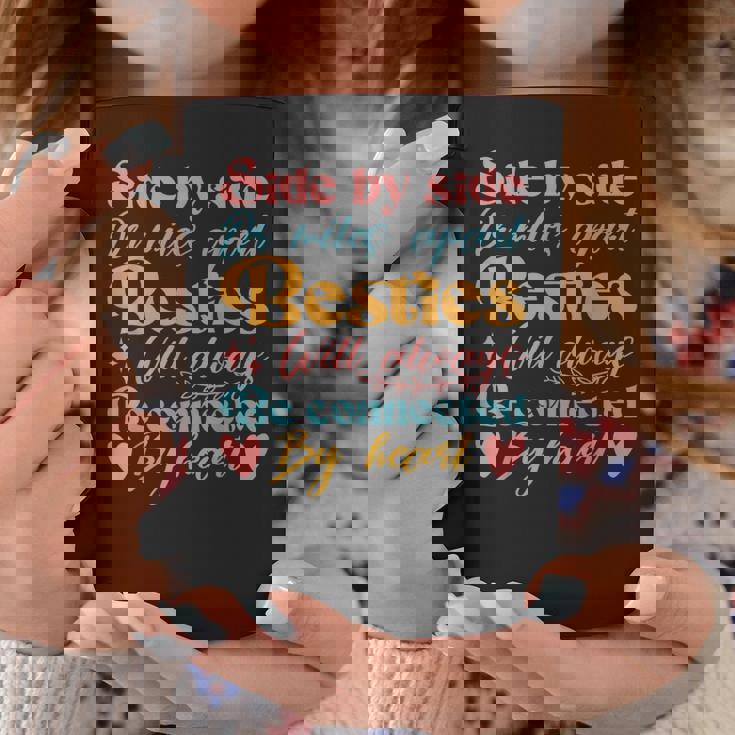 親友はいつも心でつながっています コーヒーマグ 面白い贈り物