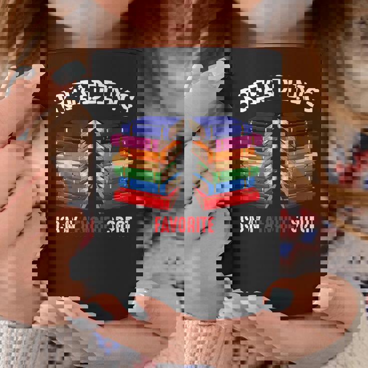 読書は私の好きなスポーツです 本好き 趣味 文学 コーヒーマグ 面白い贈り物