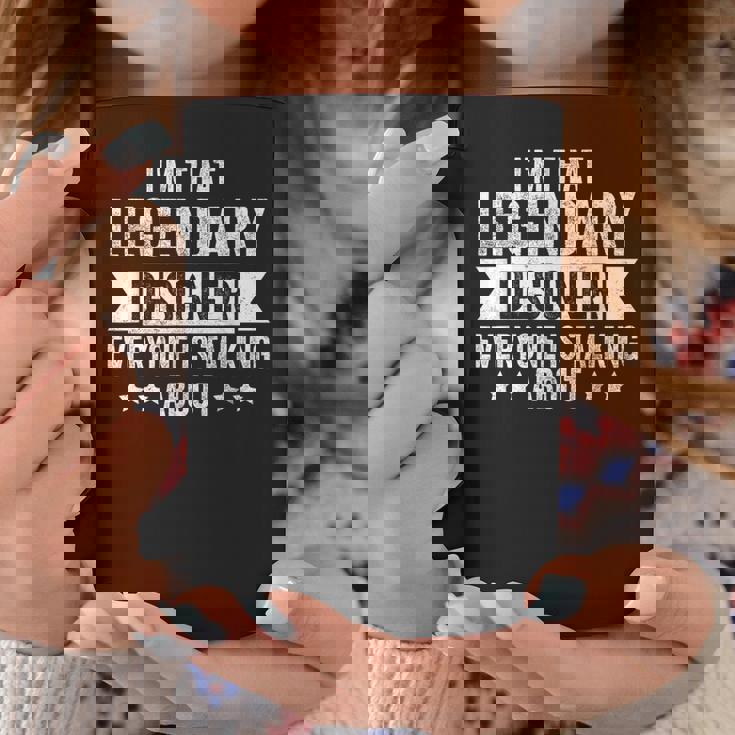 誰もが語る伝説のデザイナーだ コーヒーマグ 面白い贈り物