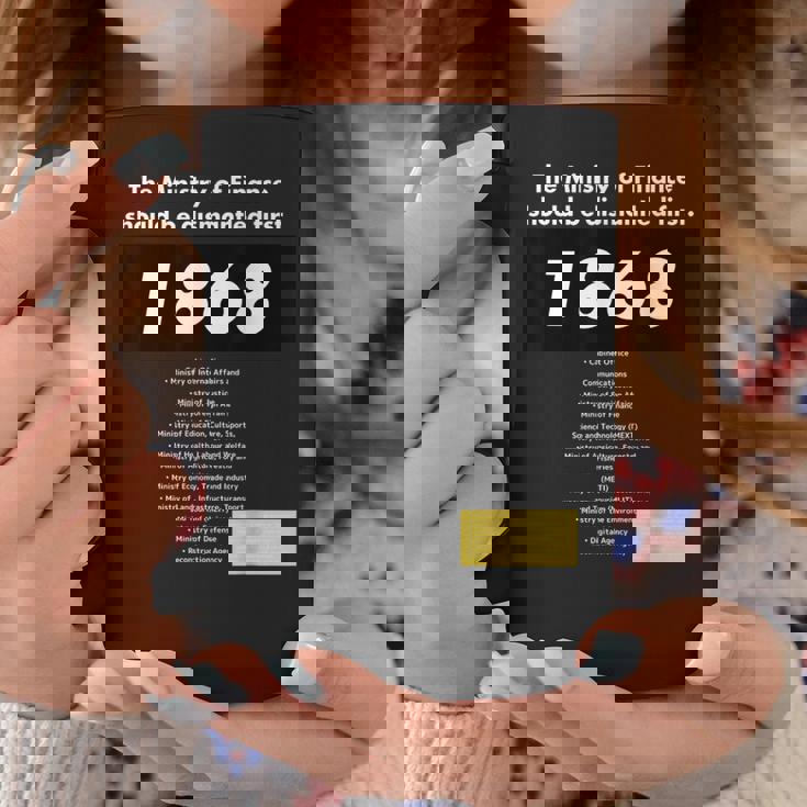 財務省解体dissolution Of The Ministry Of Finance コーヒーマグ 面白い贈り物