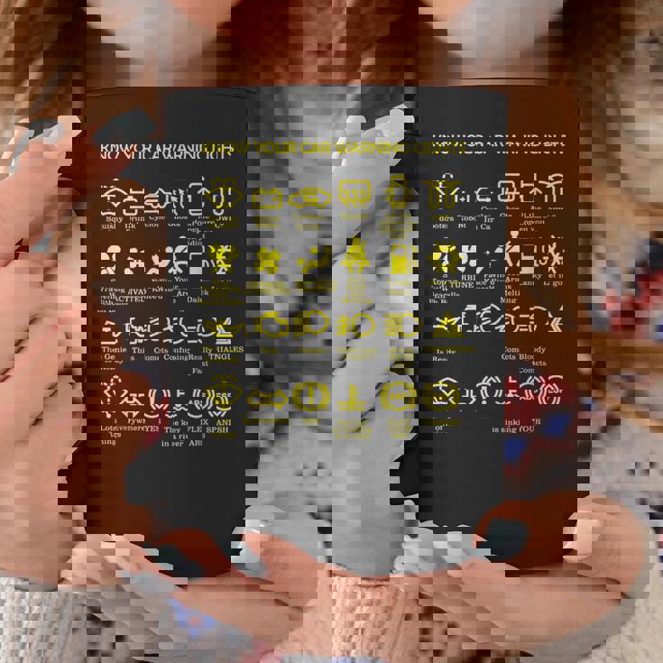 車の警告灯 非常に面白いドライバー コーヒーマグ 面白い贈り物