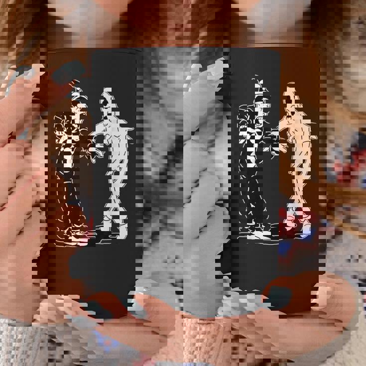 道化師のココと幽霊の踊り コーヒーマグ 面白い贈り物