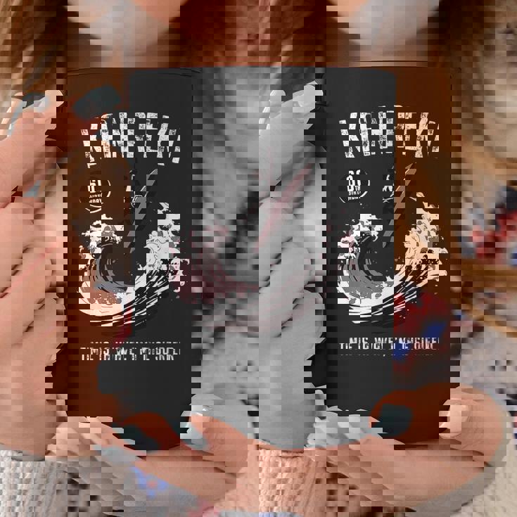 還暦祝い サーフィン 波 海好き 父 男性 女性 60歳 Time Is A Wave I'm Theurfer コーヒーマグ 面白い贈り物