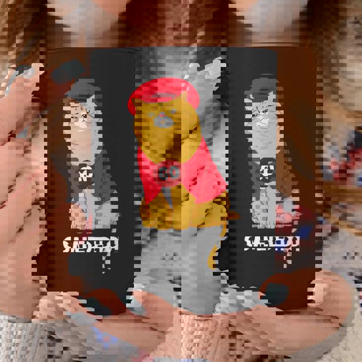 還暦祝い 猫 ねこ ちゃんちゃんこ 男性 女性 猫好き 還暦 お祝い 60歳 かわいい おもしろ オレンジ猫 コーヒーマグ 面白い贈り物