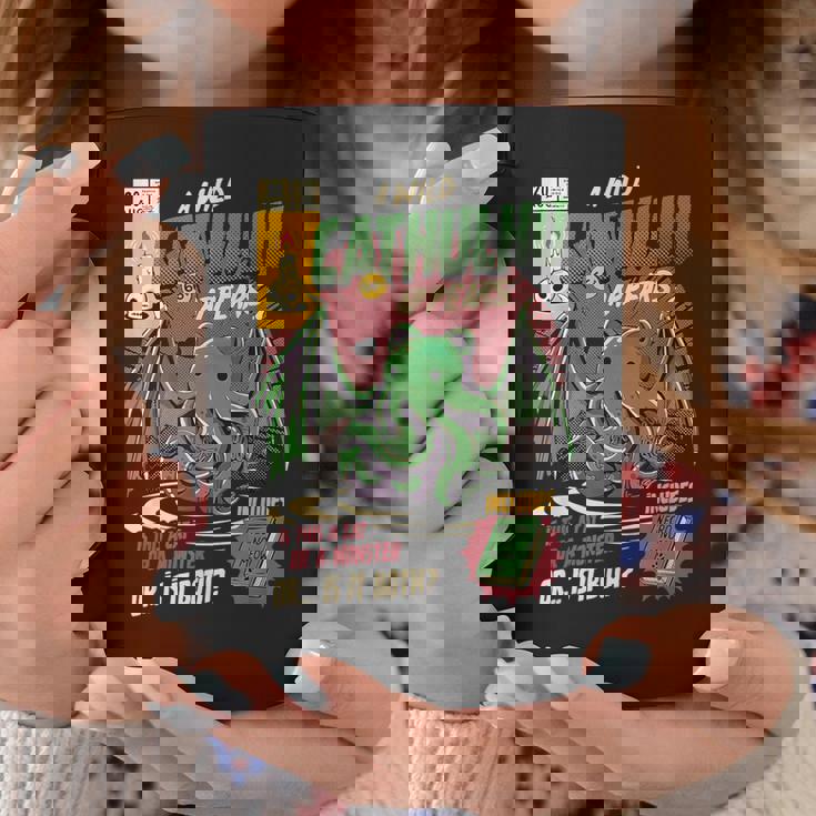 野生のカトゥルフが現れる猫か怪物か変な猫-クトゥルフ コーヒーマグ 面白い贈り物