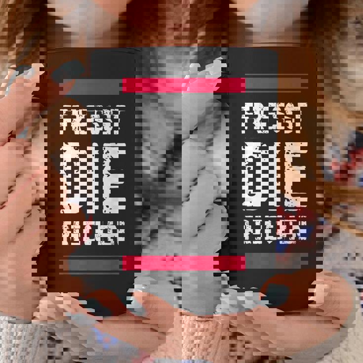 金持ちを食べて金持ちを食べろ コーヒーマグ 面白い贈り物