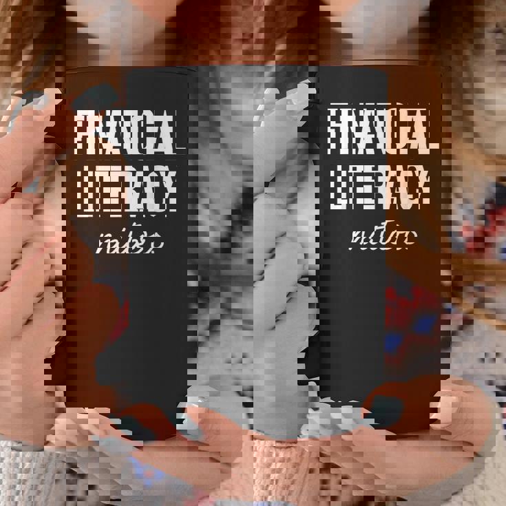 金融リテラシーは重要 コーヒーマグ 面白い贈り物