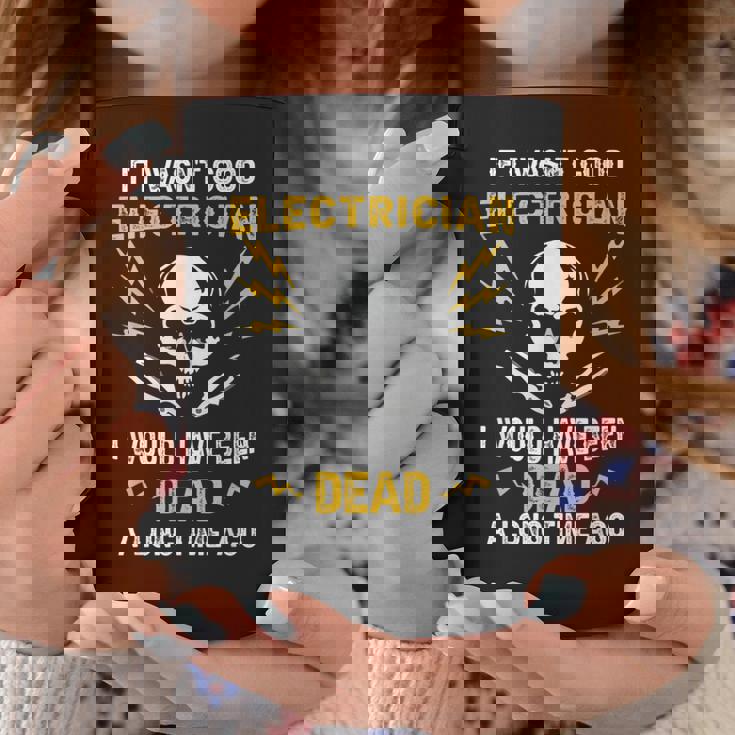 メンズ 電気工事士 電気 おもしろ電気工事士 コーヒーマグ 面白い贈り物