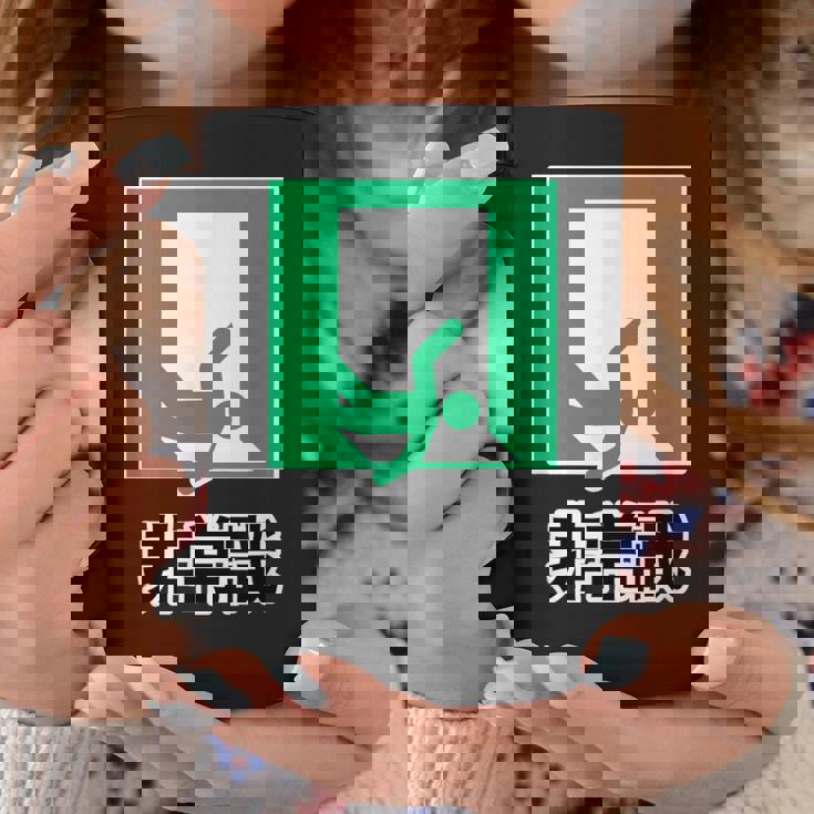 非常識（パロディ 非常口）イラスト【変なtシャツ屋さん】 面白い デザイン コーヒーマグ 面白い贈り物