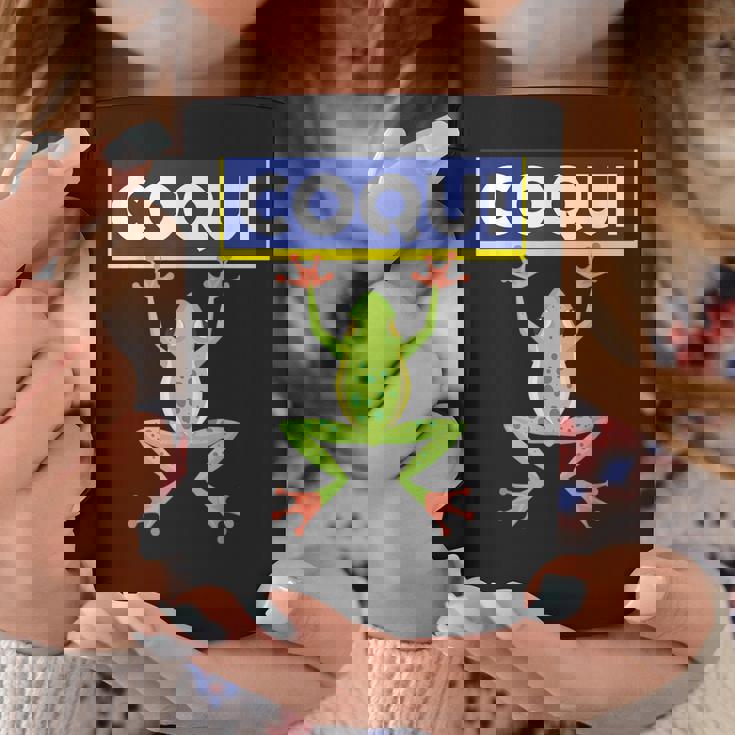 面白い コキ カエル 食べ物 プエルトリコ ゴヤ ラテン コミダ ボリクア コーヒーマグ 面白い贈り物