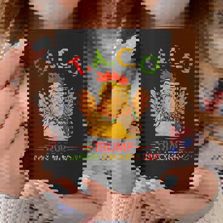 面白い トランプ タコス トランプ Always Chickens Out コーヒーマグ 面白い贈り物