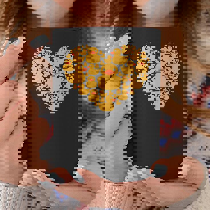 面白い ラバーダック ギフト メンズ レディース クールラバー アヒル ハート コーヒーマグ 面白い贈り物