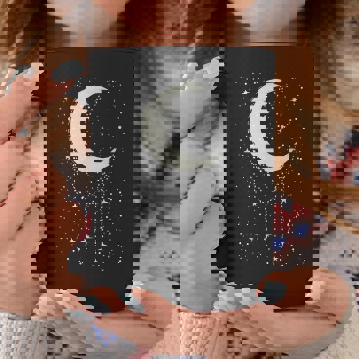 面白い 月 アート メンズ レディース キッズ 銀河 夜空 月 コーヒーマグ 面白い贈り物