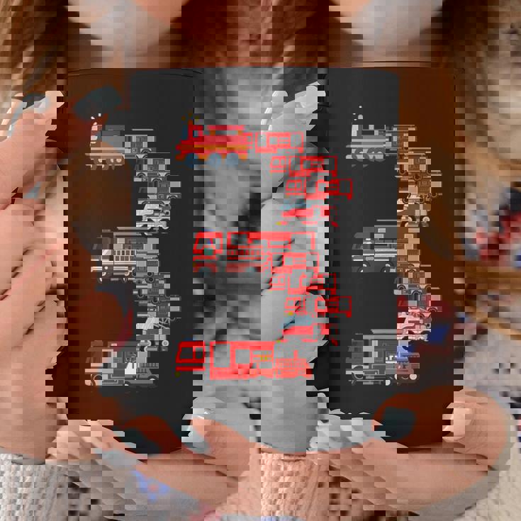 面白い3歳の幼児消防士キッズ消防車3位 コーヒーマグ 面白い贈り物