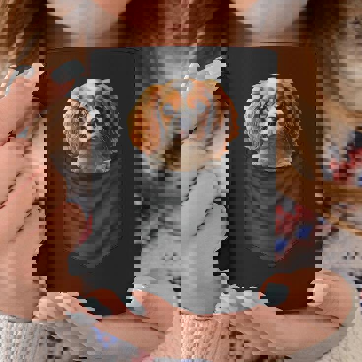 面白いtシャツ キャバリア ポケット イヌ わんこ メンズ 犬好き グッズ おもしろ 面白い 服 ネタ コーヒーマグ 面白い贈り物