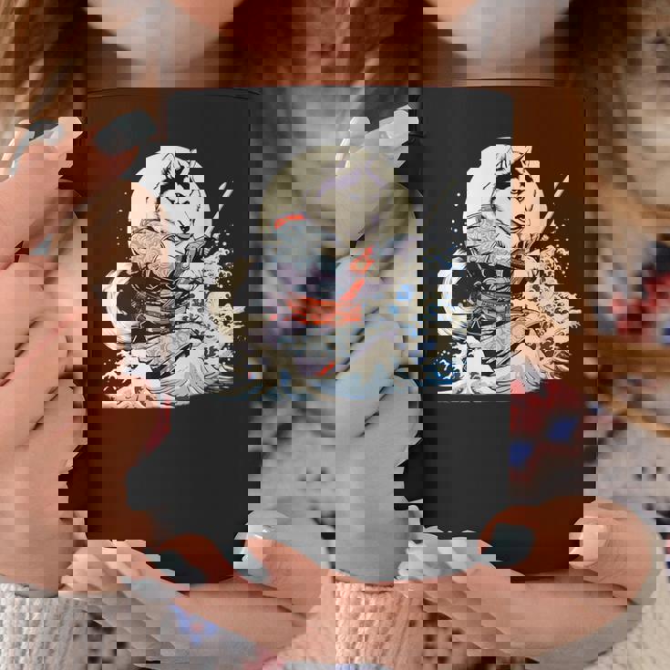 面白いtシャツ シベリアンハスキー 浮世絵 イヌ わんこ メンズ 犬好き グッズ おもしろ 面白い 服 ネタ コーヒーマグ 面白い贈り物