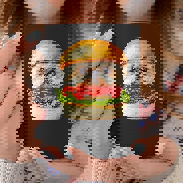 面白いtシャツ シーズー 犬 ハンバーガー メンズ 犬好き グッズ かわいい おもしろ 面白い 服 ネタ コーヒーマグ 面白い贈り物