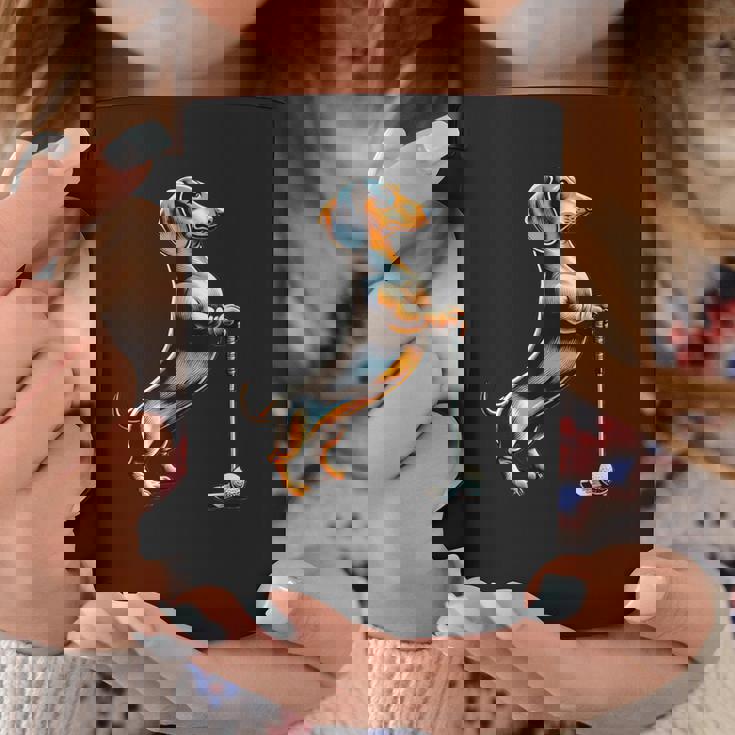 面白いtシャツ ダックスフンド ゴルフ イヌ メンズ 犬好き グッズ かわいい おもしろ 面白い 服 ネタ コーヒーマグ 面白い贈り物