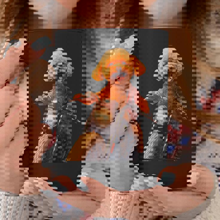 面白いtシャツ トイプードル バイク イヌ メンズ 犬好き グッズ かわいい おもしろ 面白い 服 ネタ コーヒーマグ 面白い贈り物