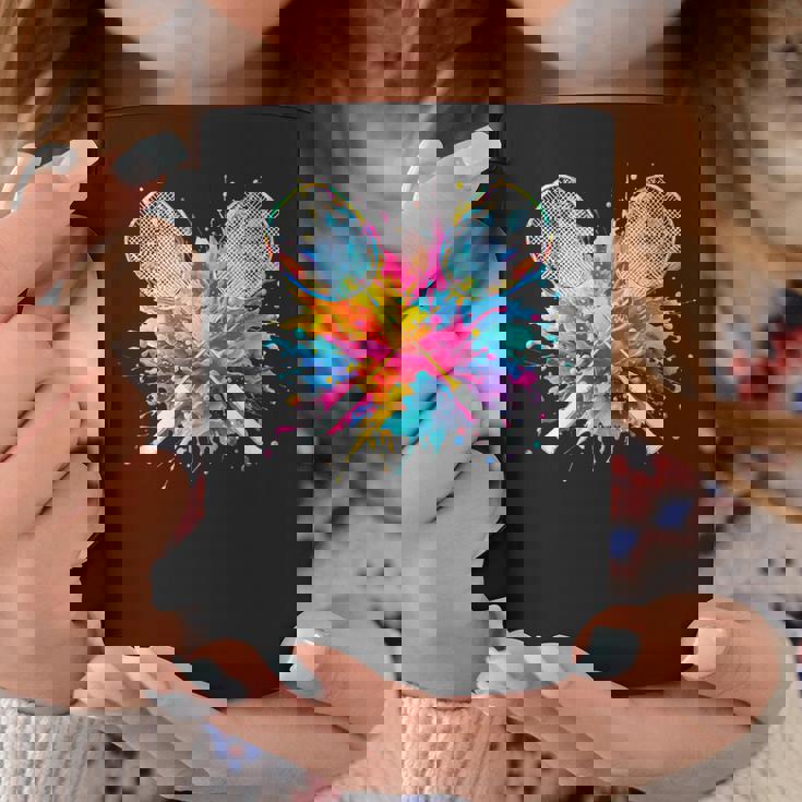 面白いtシャツ バドミントン おもしろ カラフル 服 ネタ メンズ テニス部 おもしろグッズ 大人 子供 コーヒーマグ 面白い贈り物