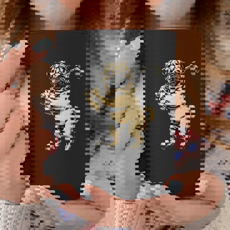 面白いtシャツ パグ ゴルフ イヌ わんこ メンズ 犬好き グッズ かわいい おもしろ 面白い 服 ネタ コーヒーマグ 面白い贈り物