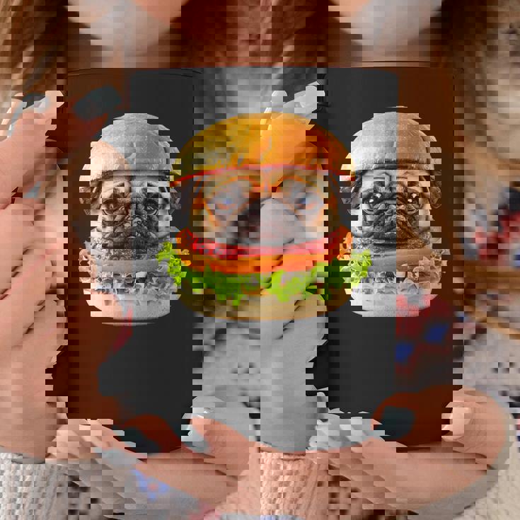 面白いtシャツ パグ 犬 ハンバーガー メンズ 犬好き グッズ かわいい おもしろ 面白い 服 ネタ コーヒーマグ 面白い贈り物