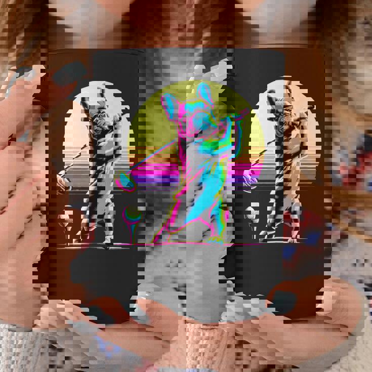 面白いtシャツ フレンチブルドッグ ゴルフ イヌ メンズ 犬 グッズ かわいい おもしろ 面白い 服 ネタ コーヒーマグ 面白い贈り物