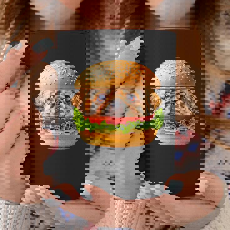 面白いtシャツ ペキニーズ 犬 イヌ ハンバーガー メンズ グッズ かわいい おもしろ 面白い 服 ネタ コーヒーマグ 面白い贈り物