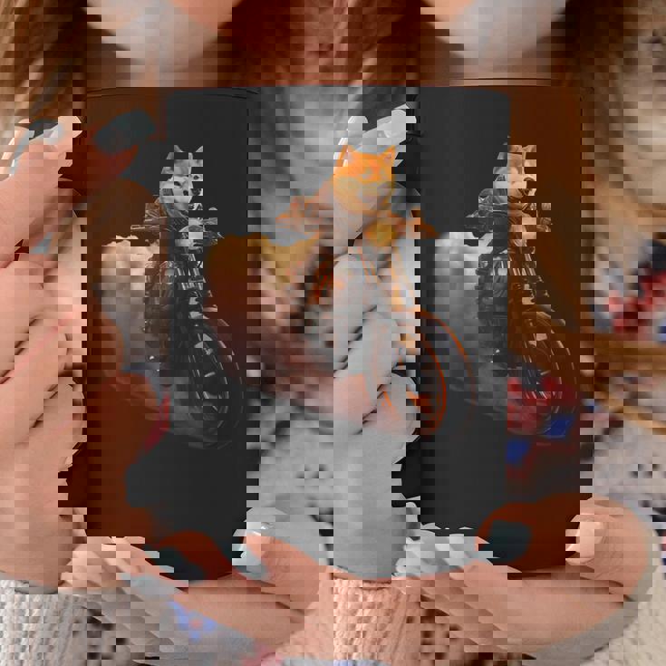 面白いtシャツ 柴犬 バイク イヌ わんこ メンズ 犬好き グッズ かわいい おもしろ 面白い 服 ネタ コーヒーマグ 面白い贈り物