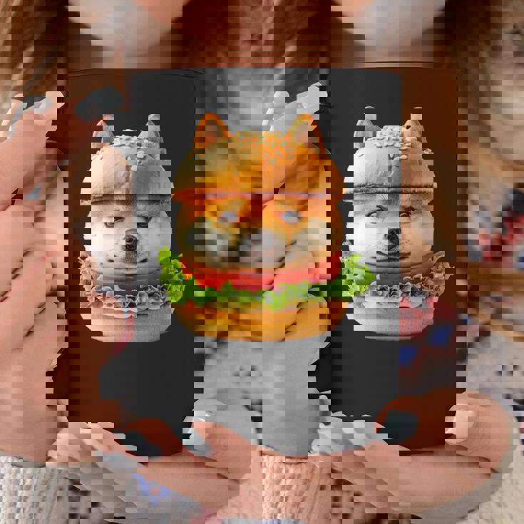 面白いtシャツ 柴犬 犬 イヌ ハンバーガー メンズ 犬好き グッズ かわいい おもしろ 面白い 服 ネタ コーヒーマグ 面白い贈り物