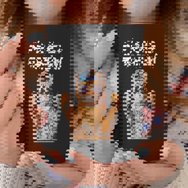 面白いtシャツ 猫 ネコ バカも休み休み 猫好き グッズ おもしろ 面白い 服 ネタ にゃんこ 猫の下僕 コーヒーマグ 面白い贈り物