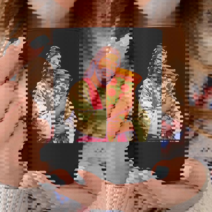 面白いイエスピザ愛好家クリスチャンユーモアtシャツ ピザジョーク コーヒーマグ 面白い贈り物