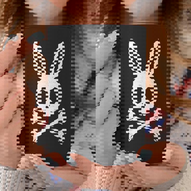 面白いイースターデー ジョリーロジャー バニー スカル ウサギ メンズ レディース コーヒーマグ 面白い贈り物