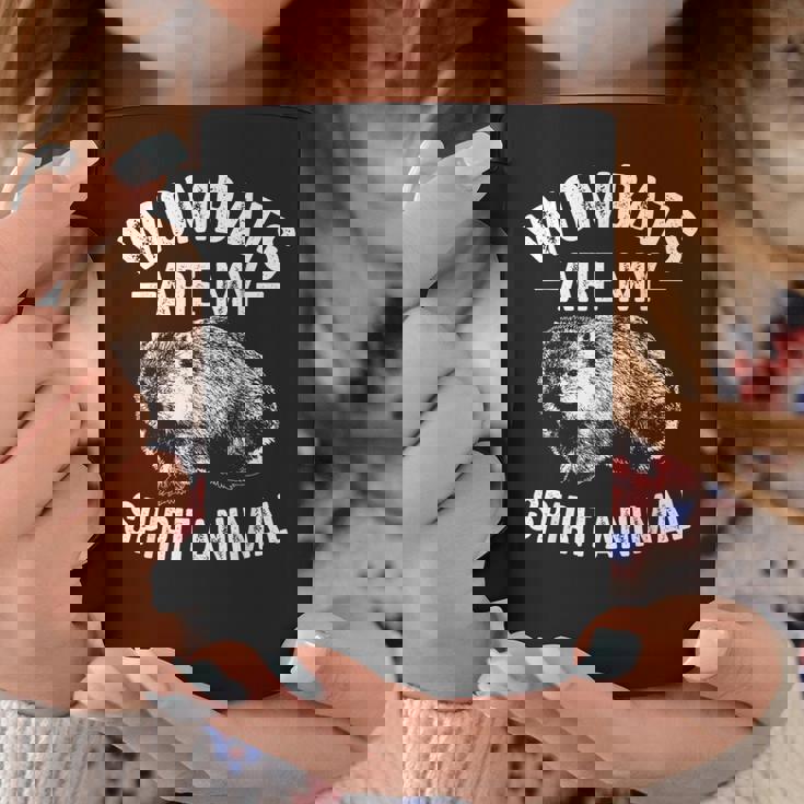 面白いウォンバットギフトクールウォンバットは私の精神動物愛です コーヒーマグ 面白い贈り物