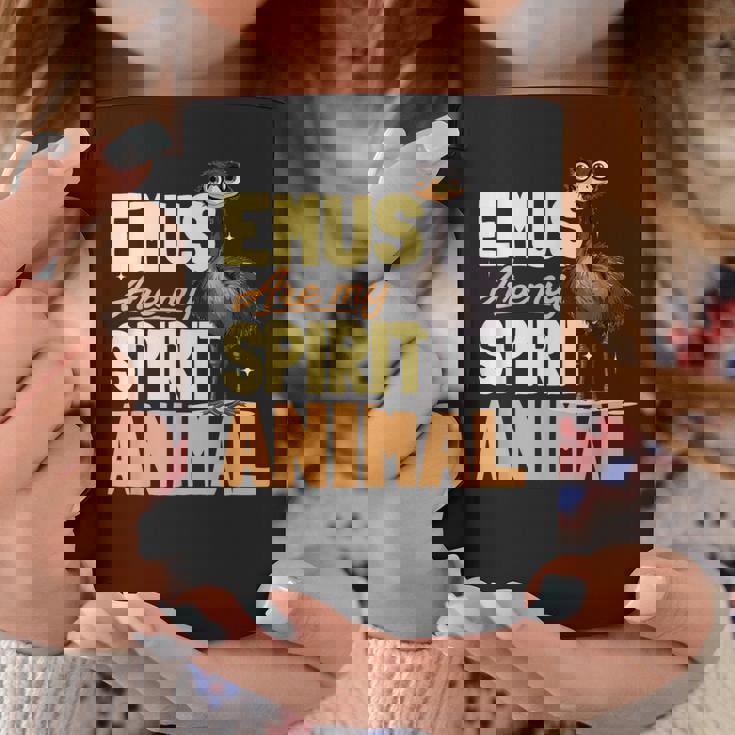 面白いエミューアニマルemus Are Mypiritアニマル。 コーヒーマグ 面白い贈り物