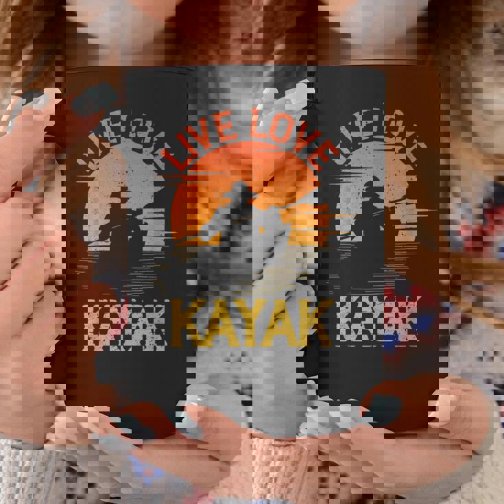 面白いカヤック愛好家 カヤックライブ ラブカヤック コーヒーマグ 面白い贈り物