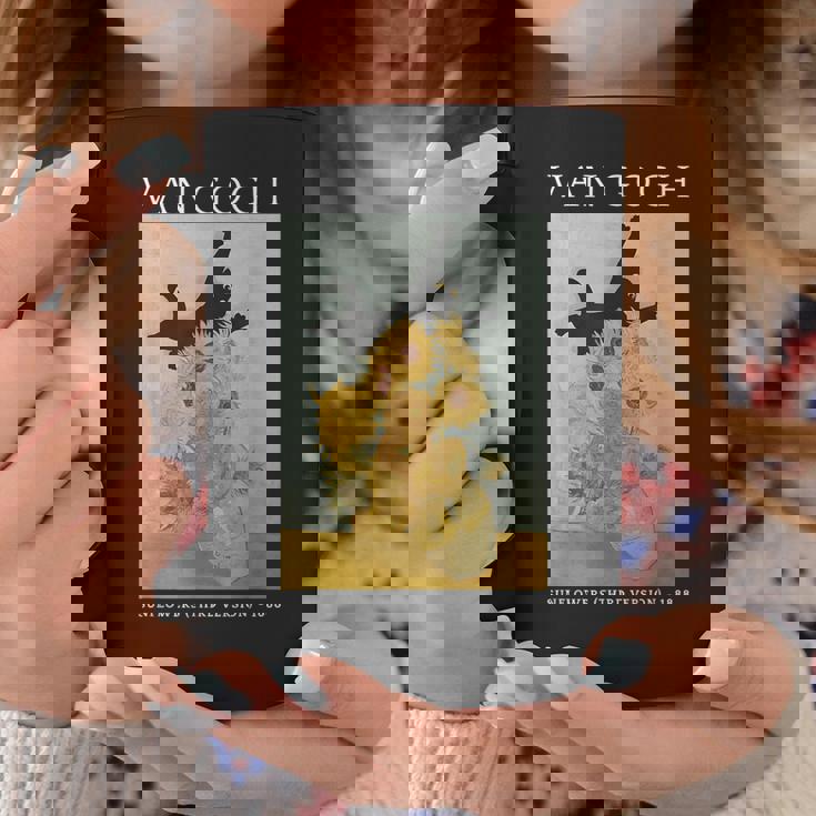 面白いゴッホ ひまわり 猫 ミーム ゴッホ アートグラフィック コーヒーマグ 面白い贈り物