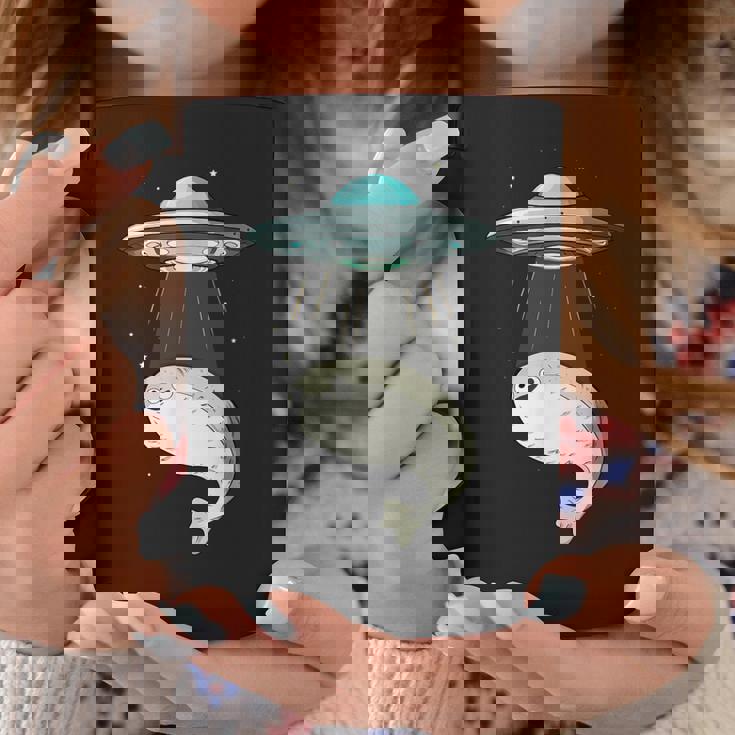 面白いサカバンバスピス フィッシュミーム Ufo アブダクション コーヒーマグ 面白い贈り物