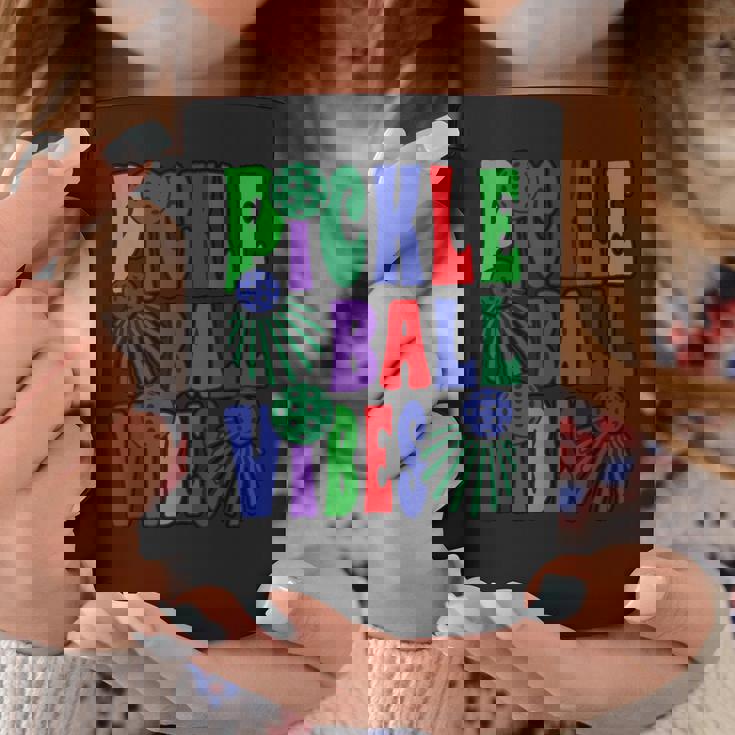 面白いスポーツデザイン女性男性ピックルボール コーヒーマグ 面白い贈り物