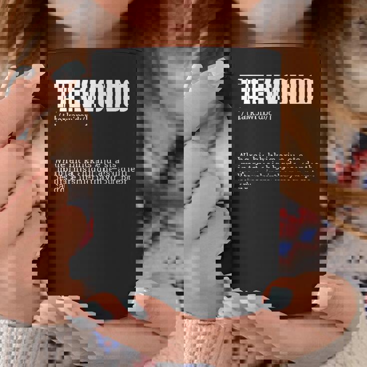 面白いテコンドー辞書がハイキックの定義を作ります コーヒーマグ 面白い贈り物