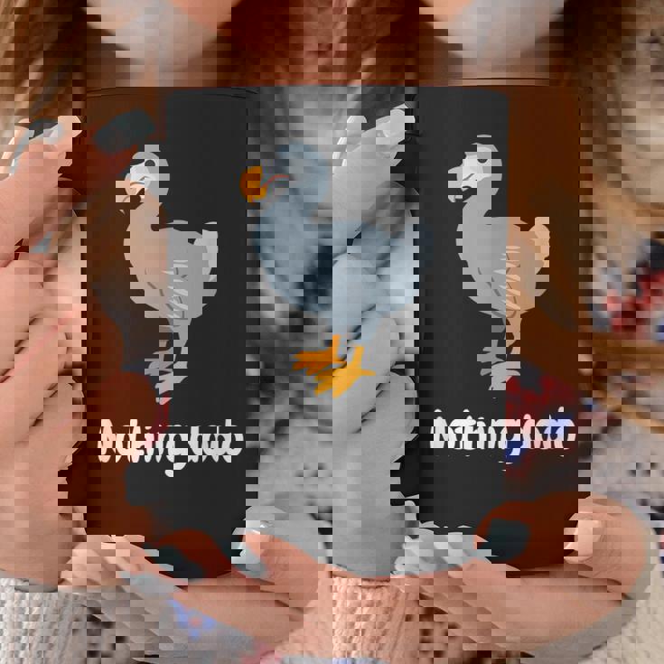 面白いドードーと言って：何もすることはありません。面白いドードーモチーフ コーヒーマグ 面白い贈り物